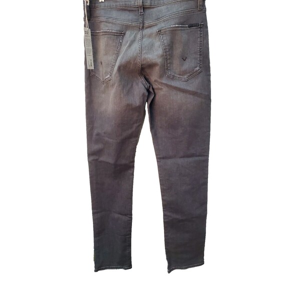 NWT- 31 Hudson Blake Light Wash Black Jeans Distressed - Picture 2 of 6